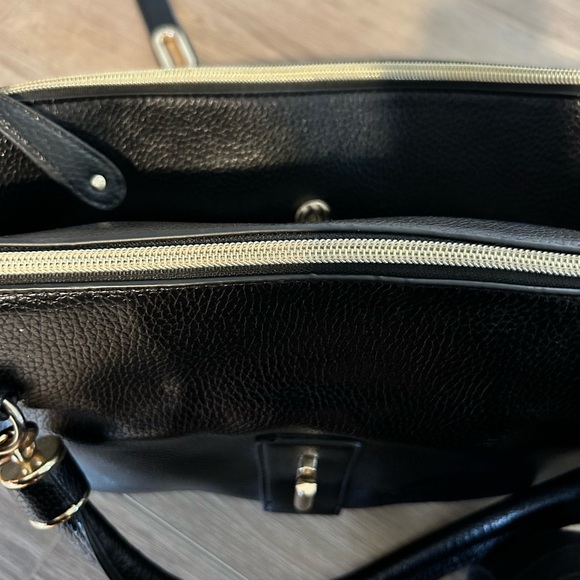 Just Fab Black Pocketbook - Picture 4 of 7